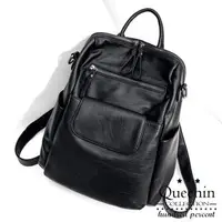 在飛比找森森購物網優惠-DF Queenin日韓 - 韓版優質設計仿皮款側背後背包