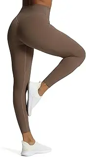 [Aoxjox] High Waisted Workout Leggings for Women Tummy Control Buttery Soft Yoga Metamorph Deep V Pants 27"