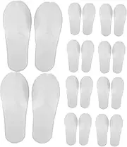 20Pairs Disposable Slippers for Spa Hotel Home Use Lightweight Non Woven Comfortable Non Slip for Guests Housewarming