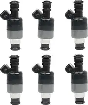6Pcs Fuel Injectors Nozzle, Compatible With Chevrolet Buick Pontiac Oldsmobile V6 And, Compatible With Daewoo Lanos S Sedan 4-Door 1.5L 1.6L 17109450 5235136