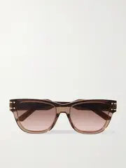 [DIOR Eyewear] DIOR Eyewear - Dior Signature S6u Square-frame Acetate Sunglasses - Brown - One size One size Brown