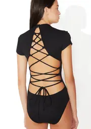 [Kiki Riki] Fatal Blow Lace-Up Bodysuit