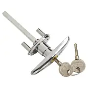 Garage Door Locking Mechanism T Handle Replacement Comes with 2 Key Set