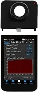 Handheld Spectrum Analyzer 760nmn-1100nm HPCS330IR Infrared Spectrometer for Wavelength and Irradiance Tester for Home, Plant Growth Lab