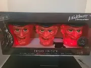 NIGHTMARE on ELM ST Freddy Kruger Blow Mold Pathway Lights Halloween Free Ship
