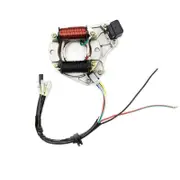 TDR Stator Magneto Plate 50cc 70cc 90cc 110cc 125cc ATV Quad Buggy Dirt Trail Pit Bike Thumpstar Lifan Electric Start Engine Motorcycle Replacement Parts Starter Motor Top Mount System
