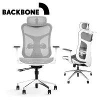在飛比找PChome24h購物優惠-Backbone Kabuto White 人體工學椅(白框