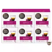 (Pack of 6) Nescafe Dolce Gusto Espresso Coffee Capsules Pods 96 Capsules