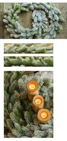 圣誕節仿真植物松樹枝條裝飾擺件品場景布置教室走廊手工制作材料