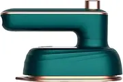 Steam Iron Handheld - Hand Held Steamer For Clothes | small Clothes Steamer Handheld | Dark Green Fabric Crease Remover | Portable Rapid Heating Fabric Crease Remover | Ironing Machine For Garment Clo