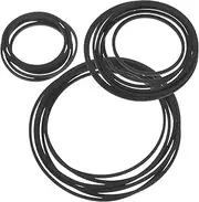 Vaguelly Rubber Cassette Player Belts Cassette Deck Belts for Old Video Tape Player Repair