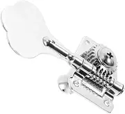 BAZEITFLOW Bass Guitar Tuning Pegs Acoustic Guitar Parts String Tuning Buttons Stainless Steel Easy Install Universal Fit