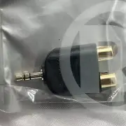 RadioShack Audio Y Adapter 3.5mmStereo Male to Dual RCA Female 274 883 New