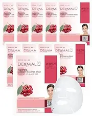 [DERMAL] Acerola Collagen Essence Face Mask Sheet Pack 23gx10Pcs