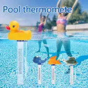 Floating Swimming Pool Thermometer with Large EZ Read Fahrenheit & Celsius_#
