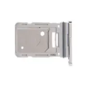 SIM Micro SD Card Tray Dual for Samsung Galaxy S20 FE Silver Holder Slot Insert