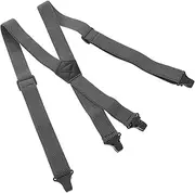 [WOFASHPURET] Universal Men Women Trouser Shorts Suspenders 3.8cm Corn Pattern Elastic Back Belt
