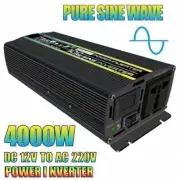 4000W/6000W Pure Sine Wave Power Inverter Voltage transformer DC 24V to AC 220V