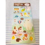 《貼紙出清》H區 全新 二手 日本 韓國 10X10 復古 拼貼 貓咪 女孩 麻雀 北極熊 松鼠 企鵝 拼貼 手帳 貼紙