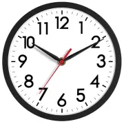 Wall Clock Silent Non-Ticking Modern Clock Battery Operated 8 Inch Small Classic