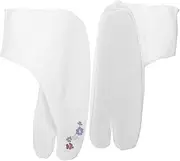 [Yardenfun] 1 Pair Japanese Foot Socks Hosiery Socks for Women Toe Separated Socks Ankle Socks Toe Sock for Women Toe Socks for Men Toe Socks Women Toe Sock Women Toe Socks Men White Cloth