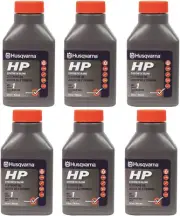 Husqvarna 2.6 oz HP Synthetic Blend 2-Cycle Engine Oil 6-Pack 593152601