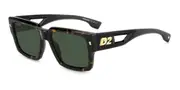 Dsquared2 D2 0143/S 086/QT Men's Sunglasses Tortoiseshell Size 53