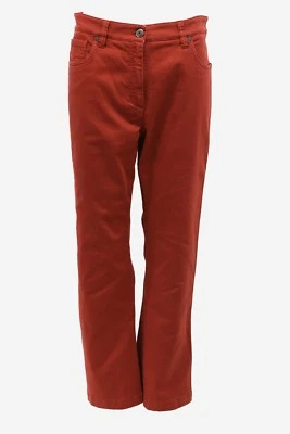 NWT$845 Brunello Cucinelli Women Bright Denim Bell Bottom Logo Jeans 42/6US A181