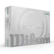 Men's Wilson Duo Soft TRK 360 Golf Balls - White/Green/Silver