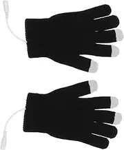 [BELLIFFY] Heated Gloves Cotton Material Touch Screen Winter Warm Mitten for Laptop Use for Outdoor Activities