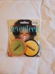 Vintage Seventeen Magazine Pressed Powder Puffs, RARE Unopened Package 90's Y2K