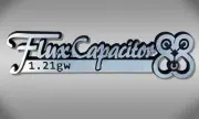 Flux Capacitor Car Emblem - Back to the Future Chrome Plastic