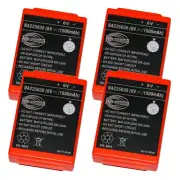 4pcs BA225030 1500mAh 6V Ni-MH Battery Replace FUB 05AA 500mAh/FUB 9NM 6V