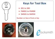 Key to to your key code number Suits Sidchrome Tool Box - FREE POST