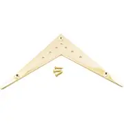 Small 7-String Vee Flying V Style Electric Guitar Tailpiece - Gold