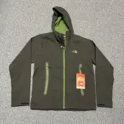 The North Face DC Soft Shell Black Water Repellent Jacket Outdoor Skiiing Gorp M