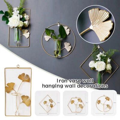 Nordic Wall Hanging Hydroponic Vase Terrarium Glass Vase Flower Planter Pot