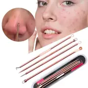4 Blackhead Remover Tool Kit Spot Acne Pimple Comedone Extractor Popper Comedon