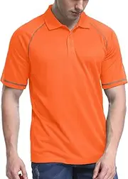 [TIHEEN] Golf Shirts for Men,Short Sleeve Moisture Wicking Proformance Big & Tall Polo Shirts