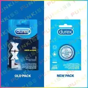 Durex Classic Extra Large Size CondomsPremium Quality Latex & Lubricated 3 Ct