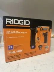 RIDGID R09898B 18V Cordless 23-Gauge 1-3/8 in. Headless Pin Nailer Tool Only
