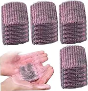 20Pcs Steel Wool Soap Pads Pre-Soaped Steel Wool Scrubber Effective Clean Soap Pads Non Scratch Metal Scouring for Cleaning Pots, Pans, Ovens Tough Grease Kitchen-