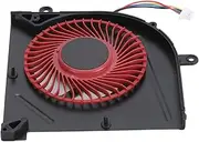CPU Cooling Fan Replacement for MSI GS63VR, MS-17B1, 17B2, 16K2, 16K3, GS73, GS62, 4 Pin Power Connector Laptop Cooler Fan