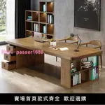 純實木書桌輕奢現代客廳大長書法桌書房高級感美式大桌意式工作臺