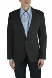 Dolce & Gabbana "Sicilia" Men's Black Silk One Button Blazer Size US 38 IT 48