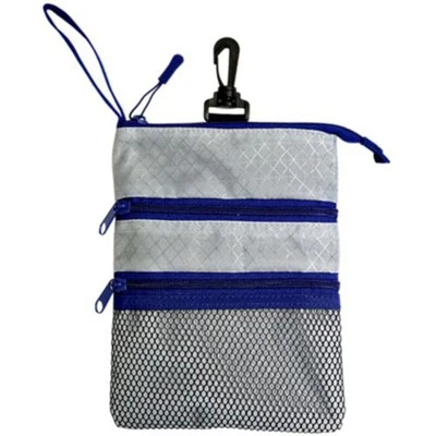 ProActive Sports Zipper Caddy Pouch - Gray/Navy