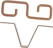 Decorative Rain Chain Hook V-Shaped Gutter Downspout Adapter for Rain Pipe Flap