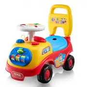 VEVOR Ride On Push Car for Toddlers, Ages 1-3, Ride Racer, Sit to Stand Toddler Ride On Toy, Classic Kids Ride On Car with Music Steering Wheel, Horn