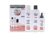 System 4 Kit by Nioxin for Unisex - 3 Pc 10.1oz Color Safe Cleanser Shampoo, 10.1 oz Color Safe Scalp Therapy Conditioner, 3.38oz Color Safe Scalp and Hair Treatment