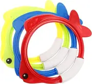 4pcs Colorful Pool Diving Rings Underwater for Adults Enhance Swimming Fun Promote Exercise for Swimming Pool Activities